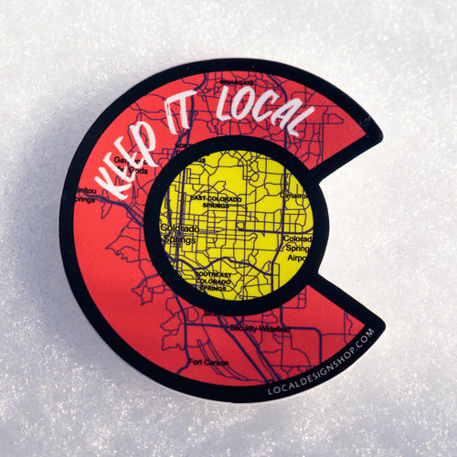 Keep It Local Sticker